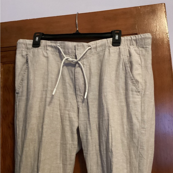 Tenth & Ocean beige linen pants - Size M - Picture 2 of 4